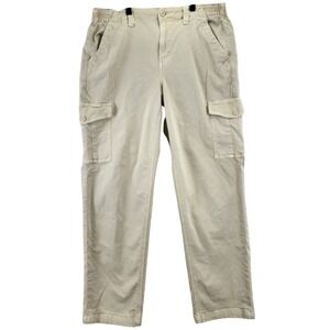 American Eagle Outfitters Cargo Pants Khaki Stretch Womens Size 12 Regular